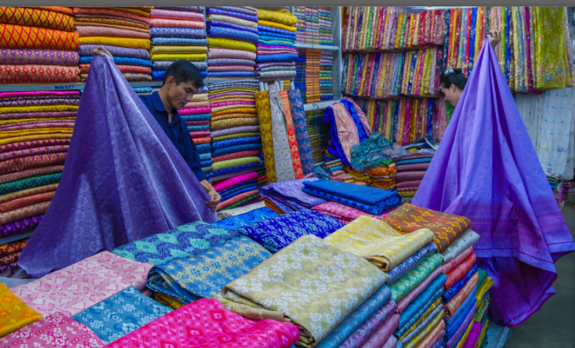 Marché à Phnom Penh