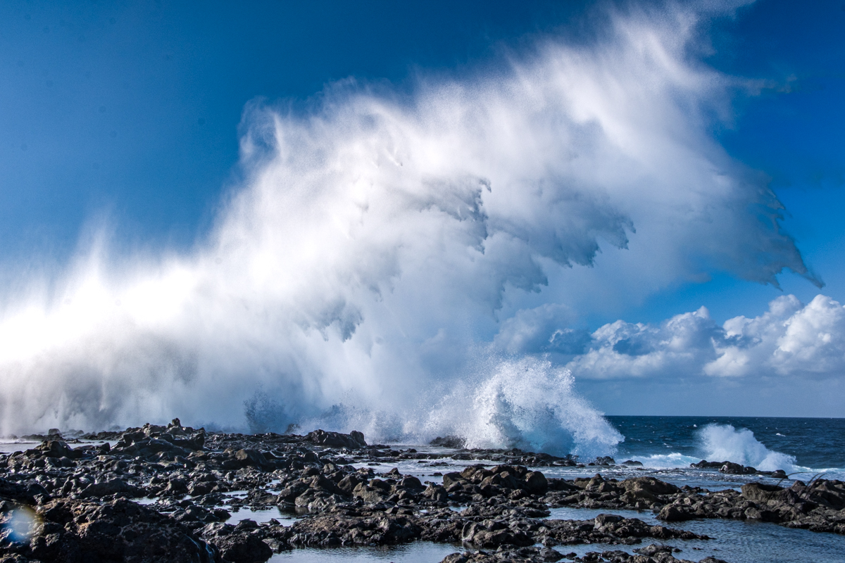 Vague à Lanzarote