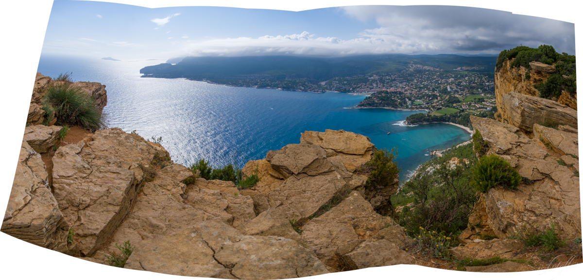 Assemblage du panorama dans lightroom