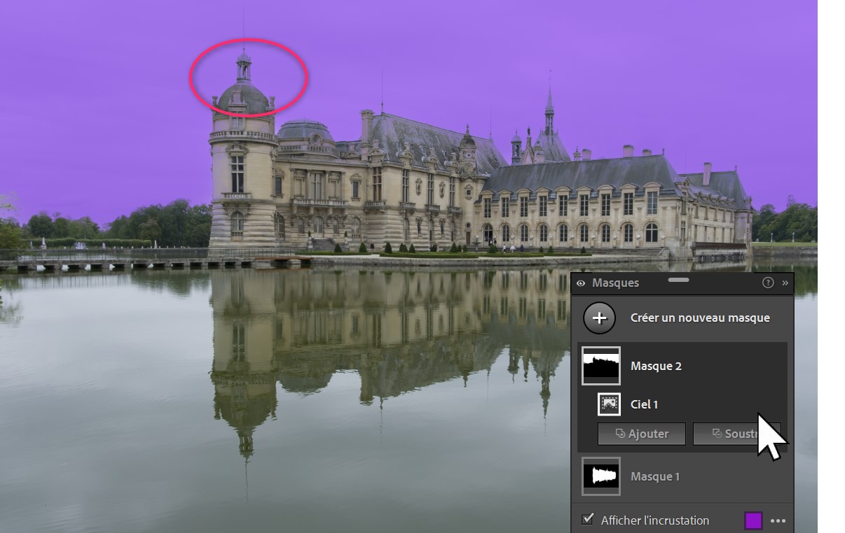 Masque de ciel dans lightroom