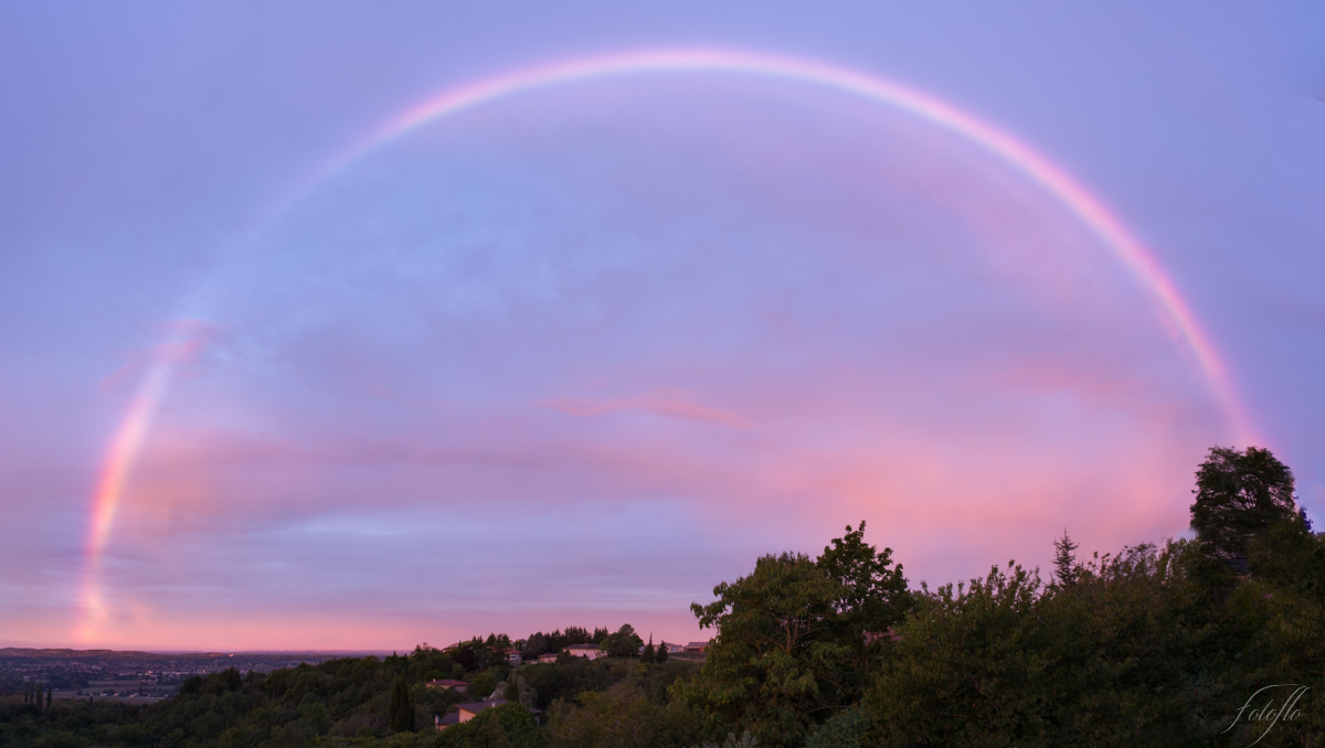 Couleurs de l'arc en ciel