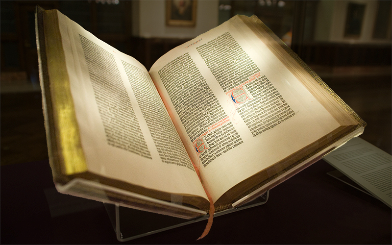 La Bible de Gutenberg, 1455