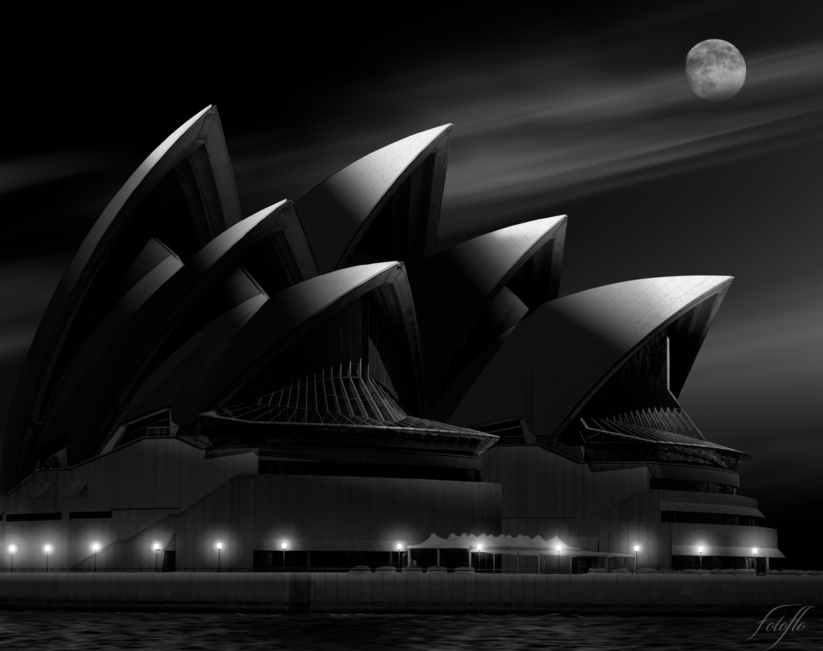 Opéra de Sydney - traitement fine art