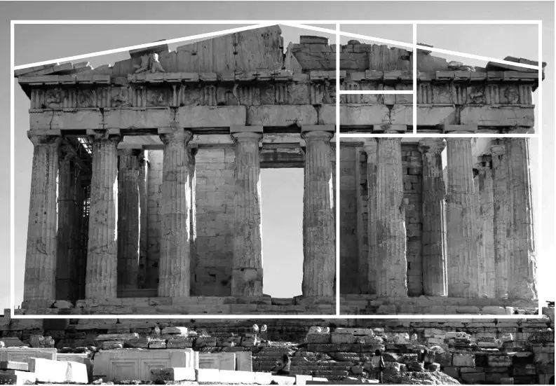 Parthenon Nombre d'or dans le Parthénon ?